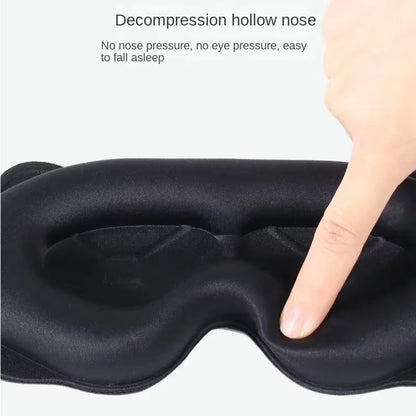 Luxurious 3D Sleep Mask - Total Light Blockage & Ultimate Comfort for Restful Sleep